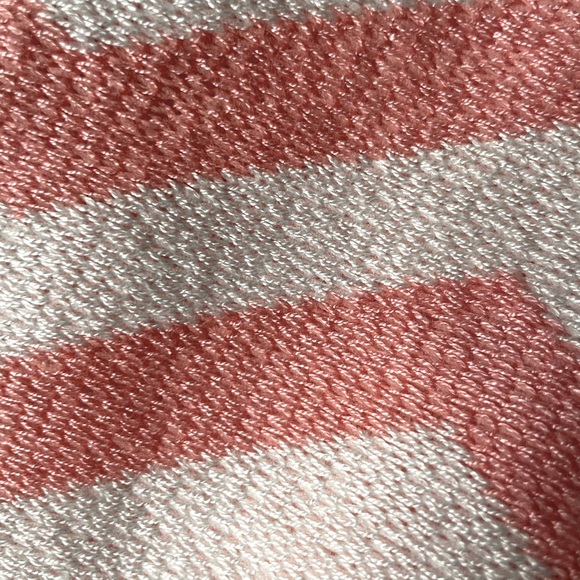 Retro Sweater Vest Halter Top Pink Chevron Soft Stretch Knit Small - Picture 2 of 7